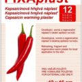 FIXAplast Kapsaicínová hrejivá náplasť WARM