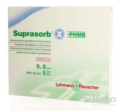 SUPRASORB X KRYTIE NA RANY + PHMB