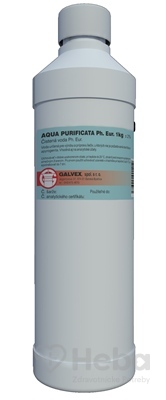 Aqua purificata Ph.Eur. - GALVEX