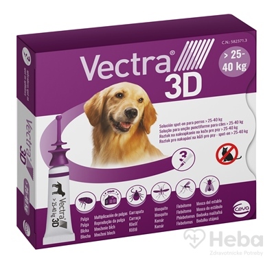 VECTRA 3D spot-on psy L (25–40 kg)