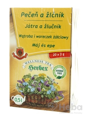 HERBEX PEČEŇ A ŽLČNÍK