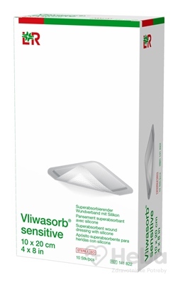 Vliwasorb sensitive Krytie na rany 10x20 cm
