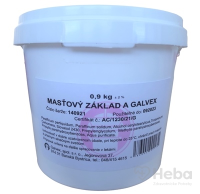 MASŤOVÝ ZÁKLAD A - GALVEX