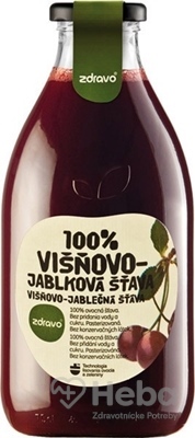 zdravo 100% VIŠŇOVO-JABLKOVÁ ŠŤAVA