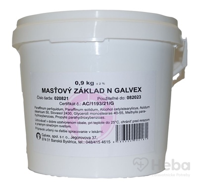 MASŤOVÝ ZÁKLAD N - GALVEX