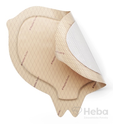 Mepilex Border Sacrum 22x25 cm