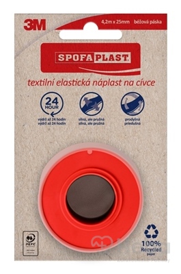 3M SPOFAPLAST č.132N Textilná elastická náplasť