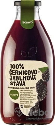 zdravo 100% ČERNICOVO-JABLKOVÁ ŠŤAVA