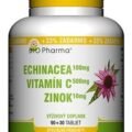 BIO Pharma Echinacea, Vitamín C, Zinok