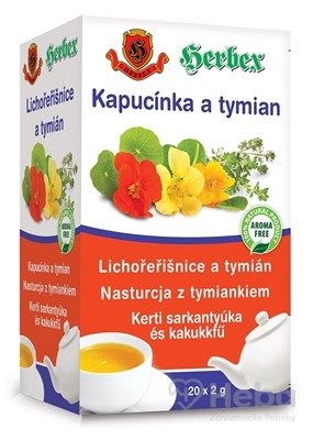 HERBEX Kapucínka a tymian