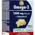 JutaVit Omega-3 1200 rybí olej + vitamín E