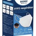 BIOMIC Respirátor FFP2, 3-panelový