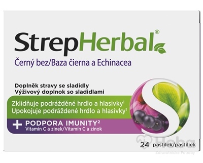 StrepHerbal Baza čierna a Echinacea