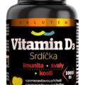 Vitamín D3 Srdiečka 1000 IU SALUTEM