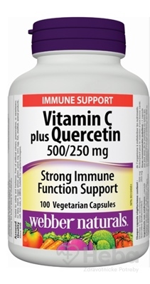 Webber Naturals Vitamin C 500 mg+Quercetin 250 mg