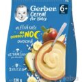 Gerber Cereal Mliečna KAŠA Dobrú noc Ovocná