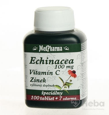 MedPharma ECHINACEA 100MG, VITAMÍN C, ZINOK