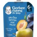 Gerber Natural Kapsička Hruška a slivka