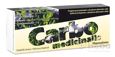 Carbo medicinalis PharmaSwiss