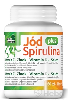NaturProdukt Jód plus Spirulina