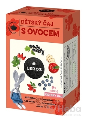 LEROS DETSKÝ ČAJ S OVOCÍM
