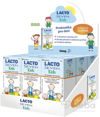 Vitabalans LACTOSEVEN Kids DISPLEJ
