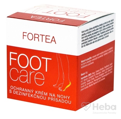 FORTEA FOOT CARE krém s dezinfekčnou prísadou