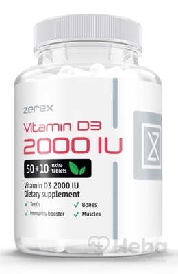 Zerex Vitamín D3 2000 IU