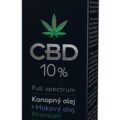 CBD 10 % Konopný olej+Makový olej Premium SALUTEM