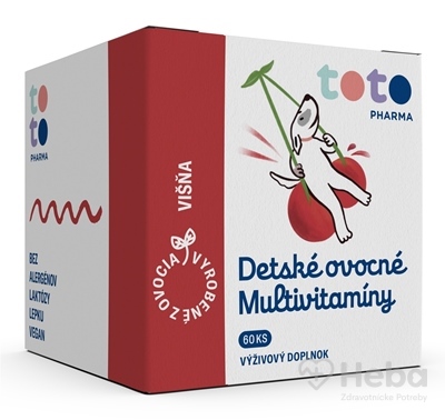 TOTO Detské ovocné Multivitamíny
