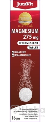 JutaVit Horčík 275 mg + vitamín B6