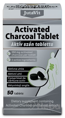 JutaVit Aktívne uhlie 250 mg