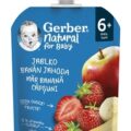 Gerber Natural Kapsička Jablko, banán a jahoda
