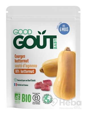 Good Gout BIO Maslová tekvica s jahňacím mäsom