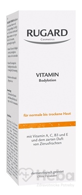 RUGARD VITAMÍNOVÉ telové mlieko