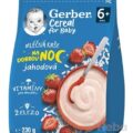 Gerber Cereal Mliečna KAŠA Dobrú noc Jahodová