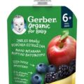 Gerber Organic Kapsička Jablko, banán, čučoriedka