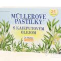 MÜLLEROVE PASTILKY S KAJEPUTOVÝM OLEJOM