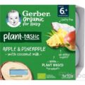 Gerber Organic Rastlinný dezert Jablko a ananás
