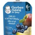 Gerber Natural Kapsička Jablko, čučoriedka a banán