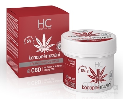 Health Culture Konopné mazanie hrejivé s CBD