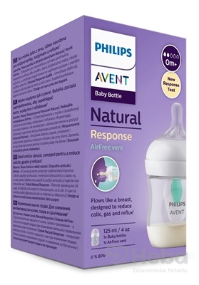 AVENT FĽAŠA Natural Response 125 ml