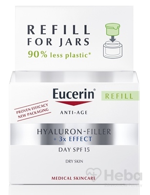 Eucerin HYALURON-FILLER+3xEFFECT Denný krém REFILL