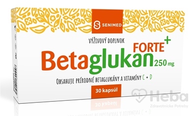 SENIMED Betaglukan 250 mg FORTE +
