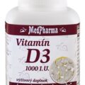MedPharma Vitamín D3 1000 I.U.