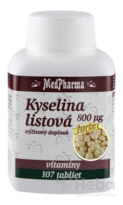 MedPharma KYSELINA LISTOVÁ  800 µg forte