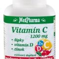MedPharma Vitamín C 1200 mg - šípky, vit. D, zinok