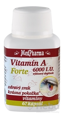 MedPharma Vitamín A 6000 I.U. Forte
