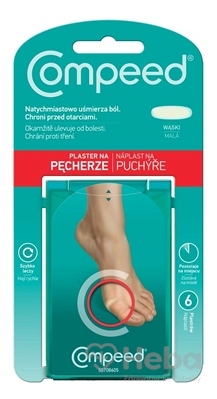 Compeed NÁPLASŤ na pľuzgiere na nohách