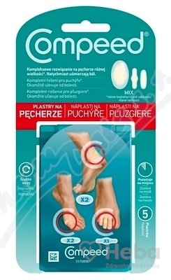Compeed NÁPLASŤ na pľuzgiere MIX